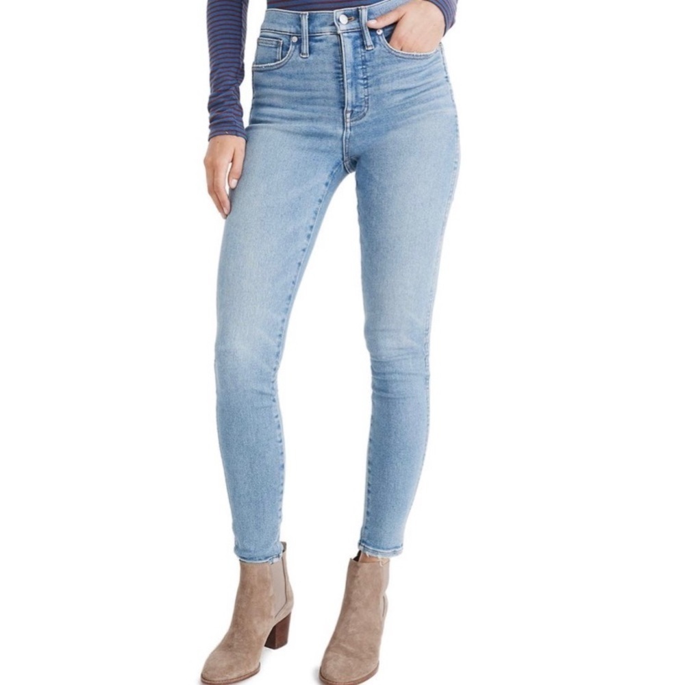 Madewell 9” high rise skinny jeans 25P